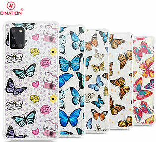 Samsung Galaxy A31 Cover - O'Nation Butterfly Dreams Series - 9 Designs - Clear Phone Case - Soft Silicon Bordersx