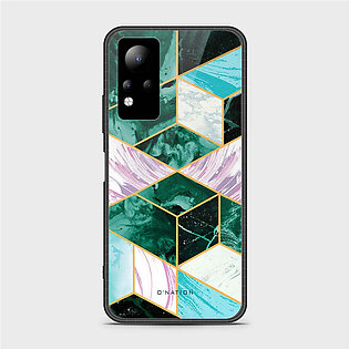 Infinix Note 11 Cover - O'Nation Shades of Marble Series - HQ Ultra Shine Premium Infinity Glass Soft Silicon Borders Case