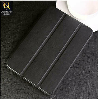 iPad Mini 6 / iPad Mini (2021) Cover - Black - PU Leather Smart Book Foldable Case
