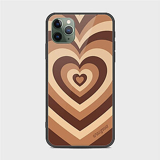 iPhone 11 Pro Max Cover - O'Nation Heartbeat Series - HQ Ultra Shine Premium Infinity Glass Soft Silicon Borders Case