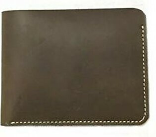 The Fashion Leather Open Edge Wallet For Men Brown (W017)