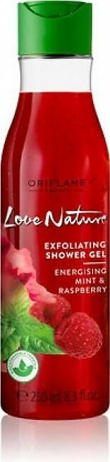 Oriflame Love Nature Shower Gel Energising Mint & Raspberry 250ml