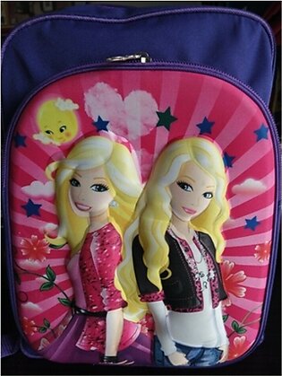 M Toys Anna & Elsa 3D-Cartoon Character School Bag (0150)