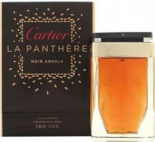 Cartier La Panthere Noir Absolute Eau De Parfum For Women 75ml