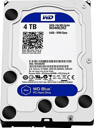 WD Blue 4TB SATA PC Desktop Internal Hard Drive (WD40EZRZ)