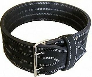 Sportstime Power Weight Lifting Belt With Double Prong Buckle