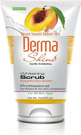 Derma Shine Apricot Whitening Scrub 200gm