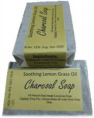 Pk Organic Charcoal Soap with Lemon Grass Oil