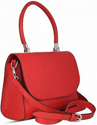 Desiderio Leather Shoulder Bag For Women Red (825)