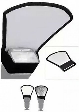 GEonline Flash Diffuser Universal 2 In 1 Bounce Reflector