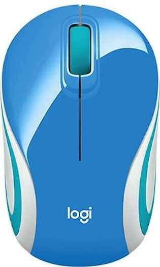 Logitech Mini Wireless Mouse Blue M187 (910-005372)