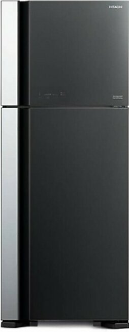 Hitachi Big 2 Inverter Freezer-on-Top Refrigerator 16 Cu Ft Glass Gray (R-VG560P7MS)