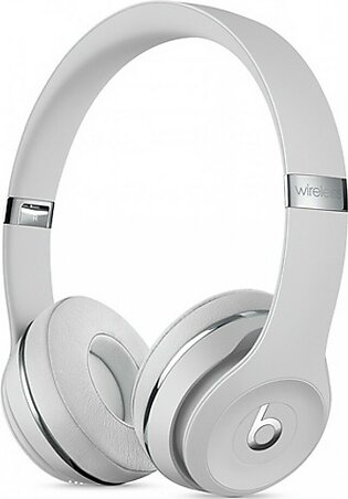 Beats Solo 3 Wireless Bluetooth On-Ear Headphones Satin Silver