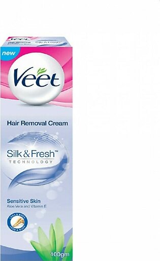 Veet Silk & Fresh Hair Removal Cream For Sensitive Skin 100gm