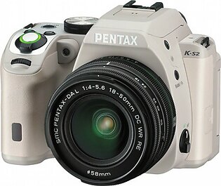 Pentax K-S2 DSLR Camera Desert Beige With 18-50mm Lens