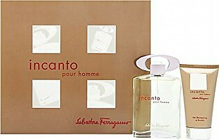 Salvatore Ferragamo Incanto Pour Homme EDT 2 Piece Perfume Set For Men