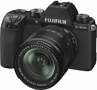 Fujifilm X-S10 Mirrorless Camera with 18-55mm Lens