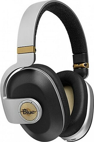 Blue Satellite Wireless Headphones with Active Noise Cancellation Black