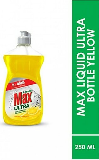 Lemon Max Ultra Liquid Bottle Yellow 250ml