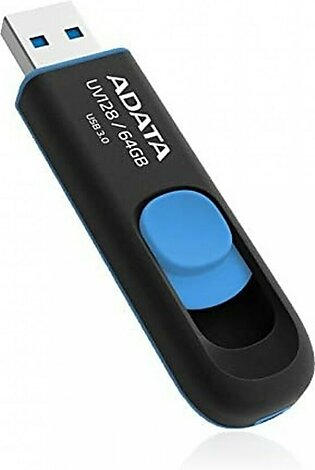ADATA 64GB UV128 USB 3.2 Flash Drive (AUV128-64G-RBE)
