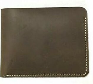 The Fashion Leather Open Edge Wallet For Men Brown (W018)