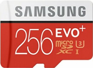 Samsung 256GB EVO+ microSDXC Class 10 Memory Card
