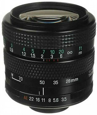 Tamron Zoom 28-70mm f/3.5-4.5 Wide Angle M.F Adaptall Lens Requires Adaptall Mount
