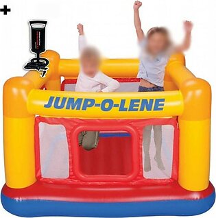 Intex Inflatable Jump-O-Lene Jumping Castle With Pump