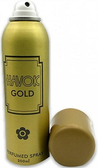 Kayazar Havoc Gold Deodorant Body Spray For Unisex 200ml (9127339)