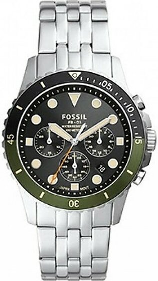 Fossil FB-01 Chronograph Men's Watch Silver (FS5864)