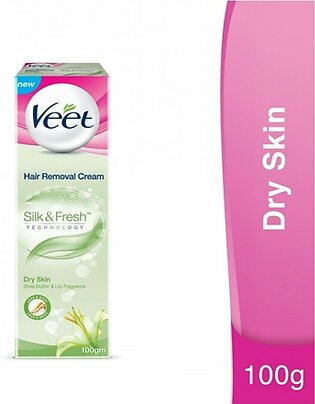 Veet Silk & Fresh Hair Removal Cream For Dry Skin 100gm