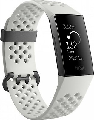 Fitbit Charge 3 Special Edition Fitness Tracker White Sport