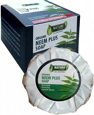 World Of Promotions Ghain's Nature Organic Neem Plus Soap - 90GM