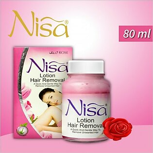 Nisa Hair Removal Lotion Rose 80ml