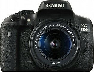 Canon EOS 750D DSLR Camera With 18-55mm IS Lens