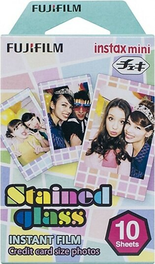 Fujifilm Instax Mini Stained Glass Instant Film 10 Photos Pack