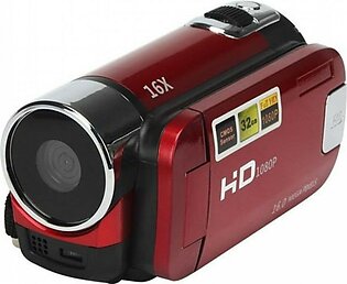Consult Inn 16X Zoom Digital Video Camcorder TFT LCD Red 16MP