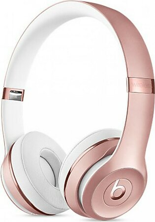 Beats Solo 3 Wireless Bluetooth On-Ear Headphones Rose Gold
