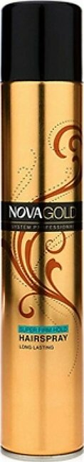 Nova Gold Super Firm Hold Hair Spray For Unisex 400ml