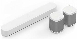 Sonos Play 1 Wireless Speaker With Beam Set Of 3 White
