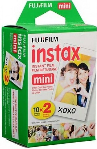 Fujifilm Instax Mini Instant Film White Twin Pack