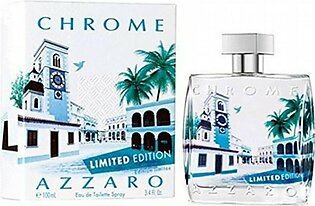 Azzaro Chrome Eau De Toilette For Men Limited Edition 100ml