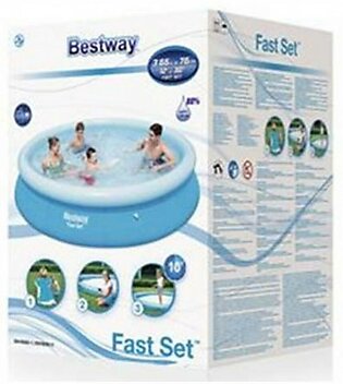 Bestway Fast Set Inflatable Round Ground Swimming pool 12 ft - 57273 (PX-10660)