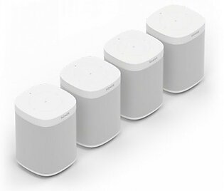Sonos One Wireless Smart Speaker Set Of 4 White
