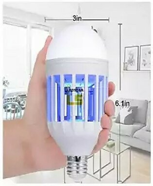 Waseem Electronics Led Bulb With Mosquito Killer Lamp Led 15W (0037)