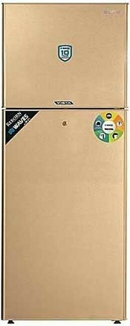 Waves Vista Freezer On Top Refrigerator 13 Cu ft Golden (WR-313)