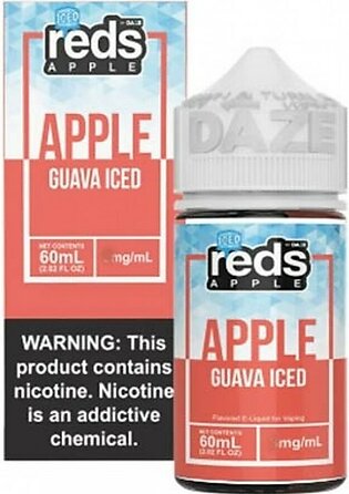 7 Daze Reds Apple Guava Iced E-Juice 6mg Vape Flavour 60ml