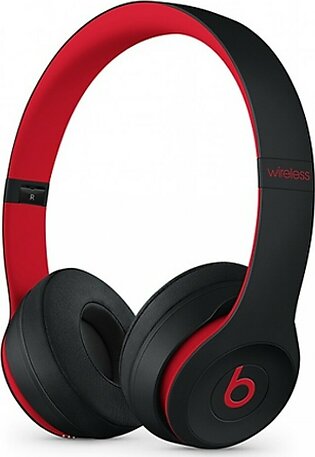 Beats Solo 3 Decade Wireless Bluetooth On-Ear Headphones Black-Red