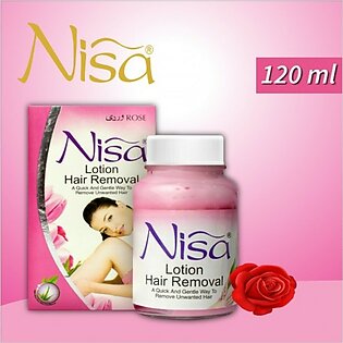 Nisa Hair Removal Lotion Rose 120ml