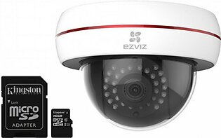 Ezviz Husky 1080p Wi-Fi Dome Camera & 16GB microSD Card (CV-220)